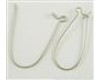 Silver Earring Hoop Hook